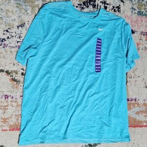 Reebok Men’s Bright Turquoise Short Sleeve Crew Tee